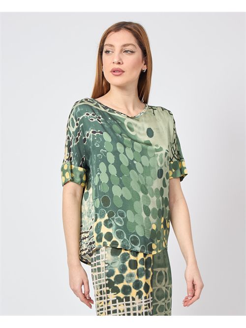 T-shirt donna Alessia Santi fantasia animalier ALESSIA SANTI | 511SD45071519017-02